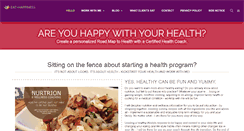 Desktop Screenshot of eat4happiness.com
