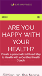 Mobile Screenshot of eat4happiness.com