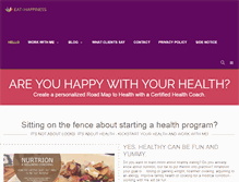 Tablet Screenshot of eat4happiness.com